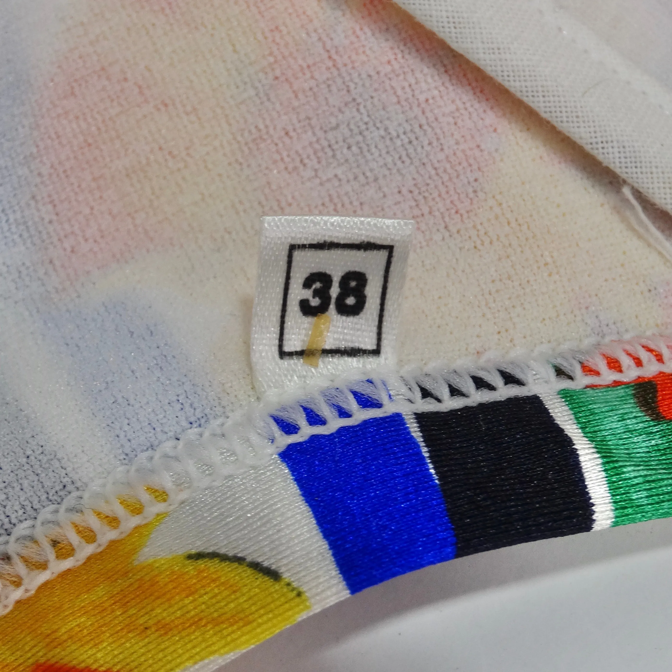 1980s Escada Multicolor O-Ring Bikini