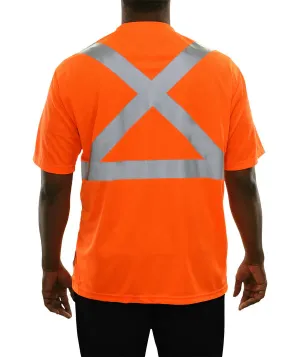 24-102SX Hi-Vis Safety T-shirt with X-Back