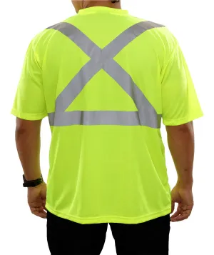 24-102SX Hi-Vis Safety T-shirt with X-Back