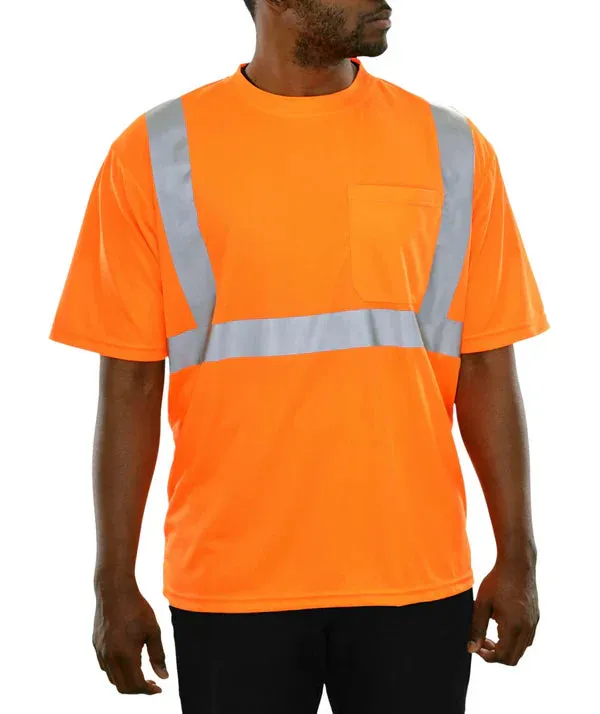 24-102SX Hi-Vis Safety T-shirt with X-Back