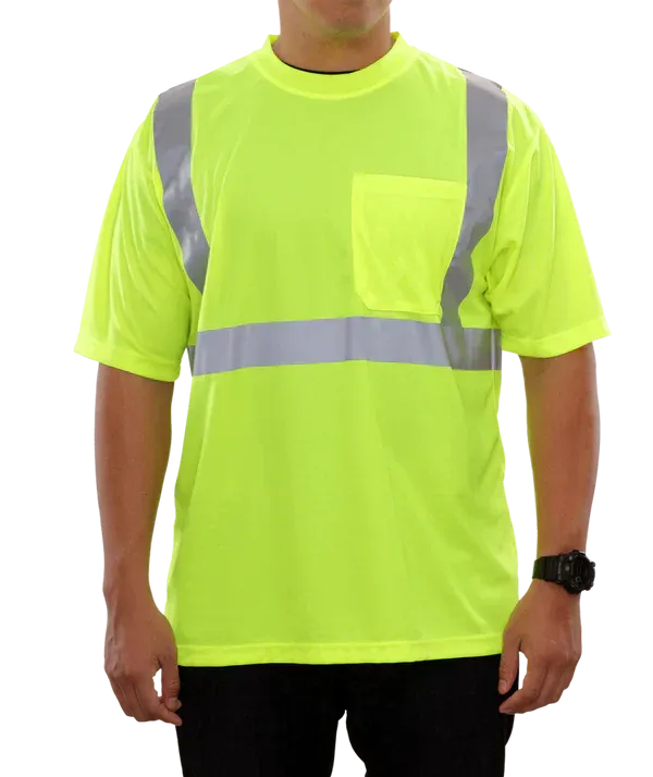 24-102SX Hi-Vis Safety T-shirt with X-Back