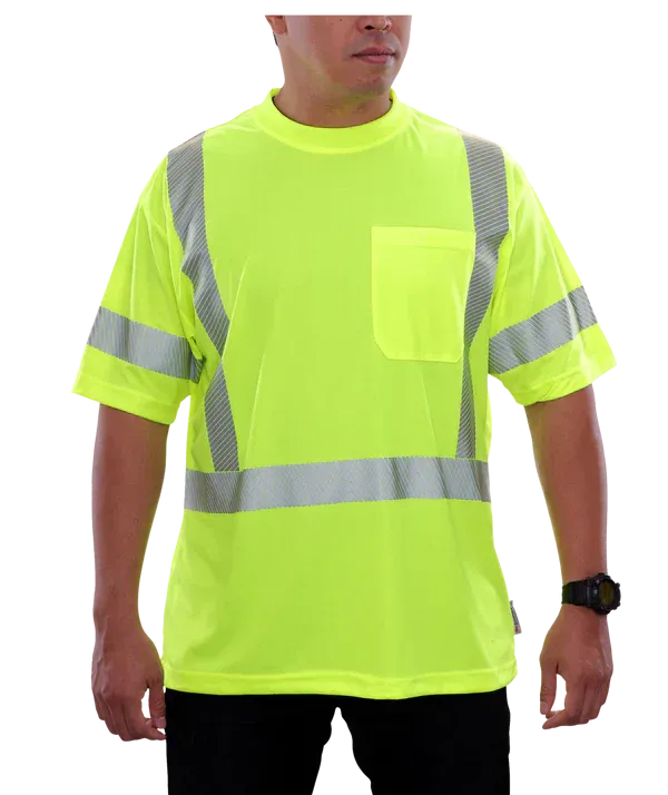 24-104CT Hi-Vis Safety T-shirt with Comfort Trim