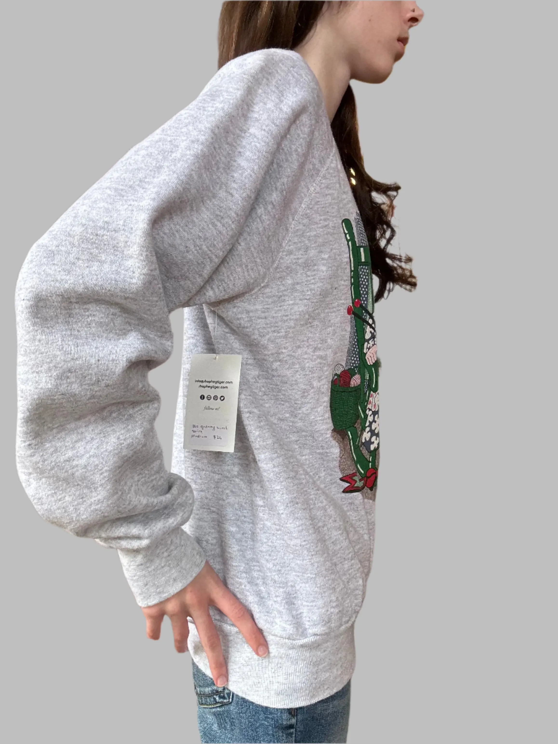 80s granny sweatshirt