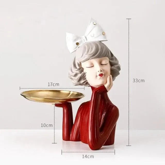 80s Lady Figurine Miniature