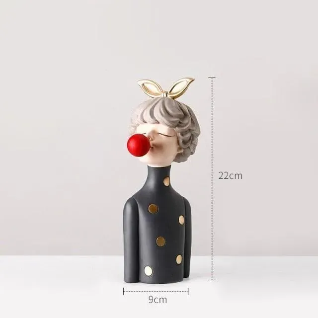 80s Lady Figurine Miniature