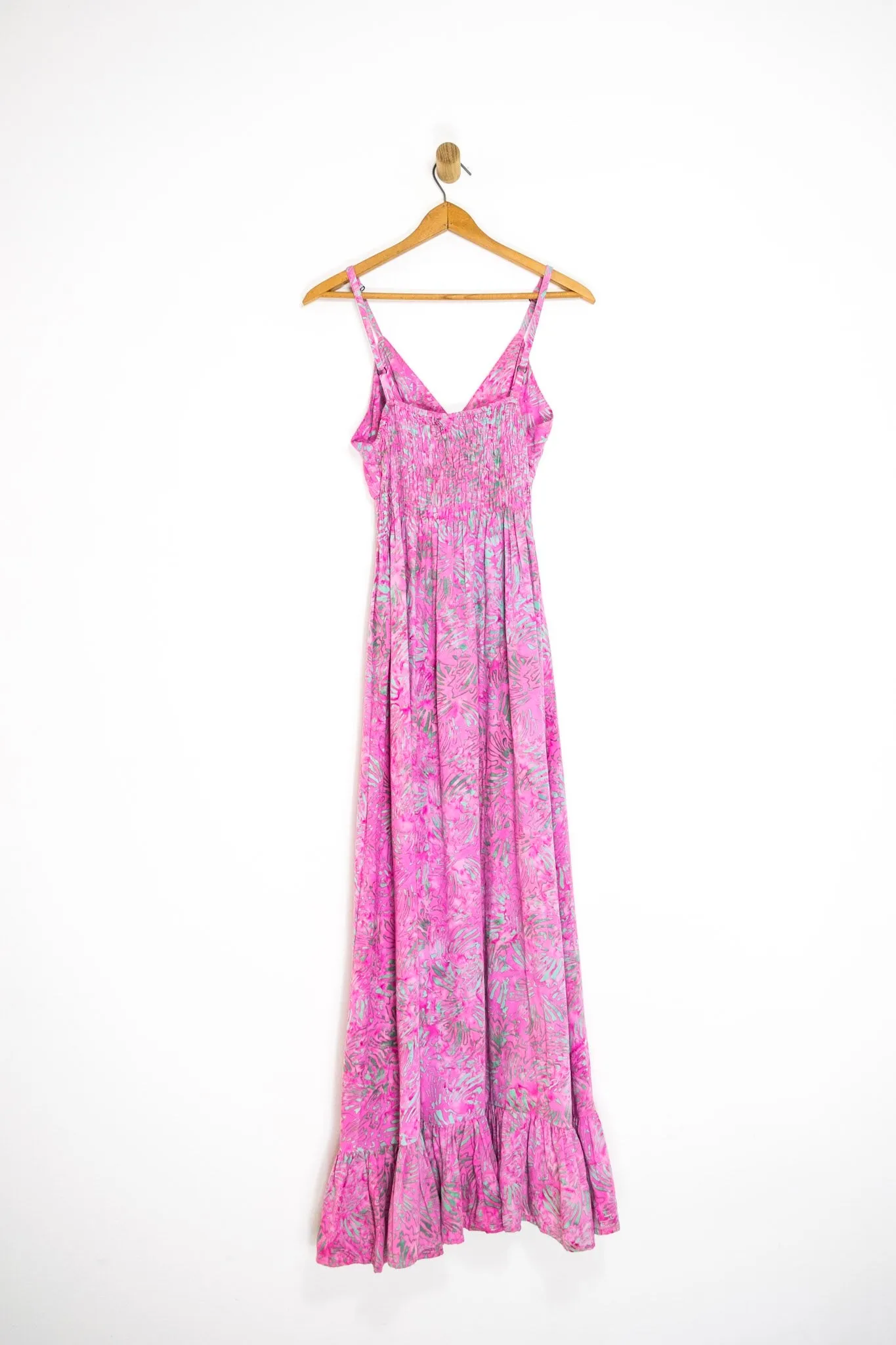 90’s PINK & MINT HAWAIIAN SUNDRESS / MEDIUM