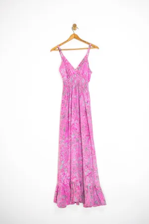 90’s PINK & MINT HAWAIIAN SUNDRESS / MEDIUM