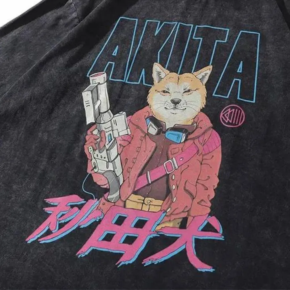 Akita Men's T-Shirt - Akira tribute tee, great for anime fans