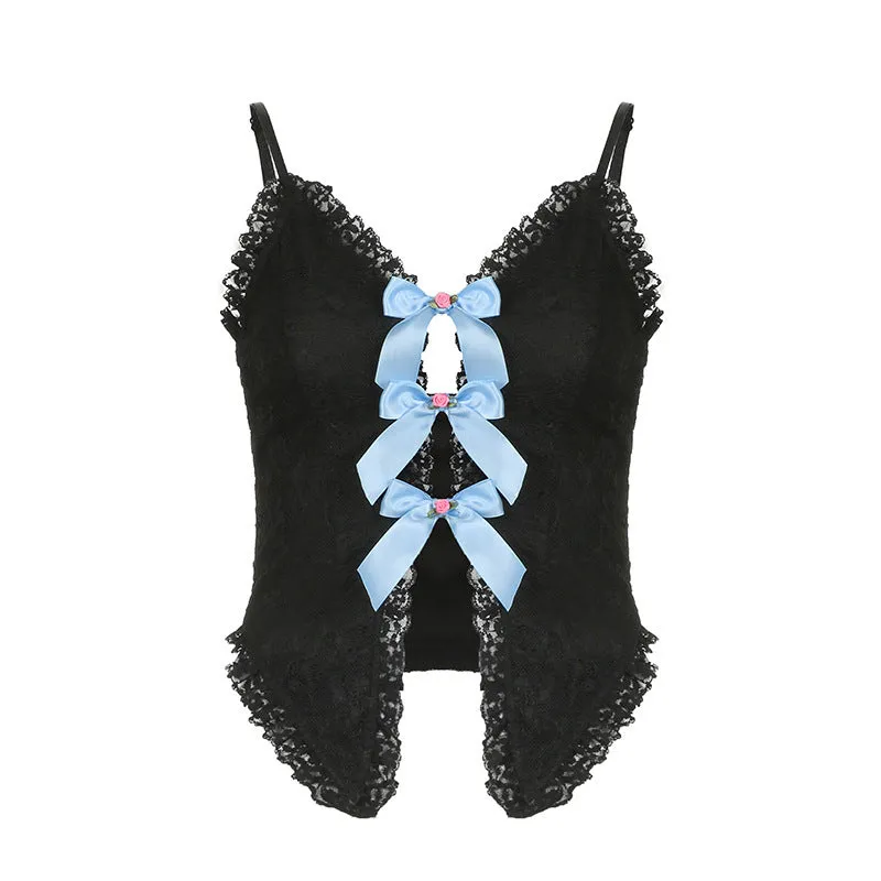 And Sweet V-neck Pure Lace Guaranteed protection Ruffled Suspenders Spicy Popular pick