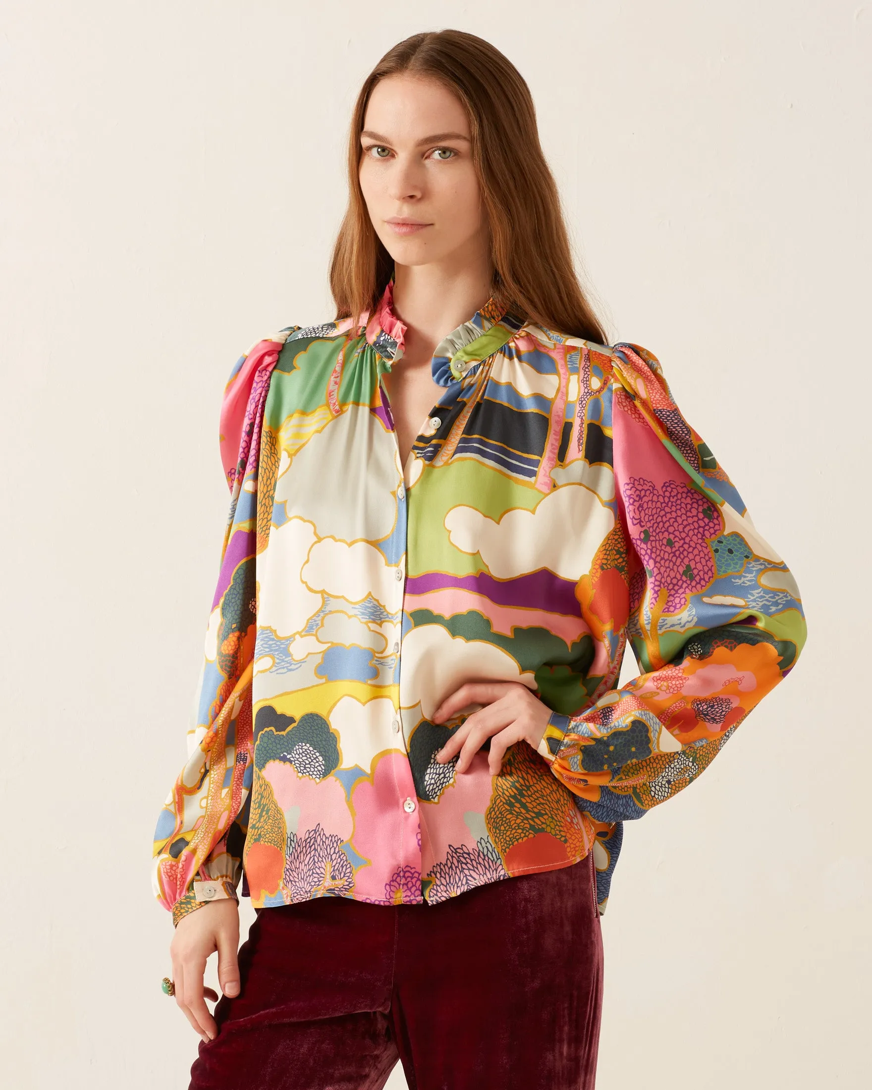 Annabel Aurora Silk Shirt