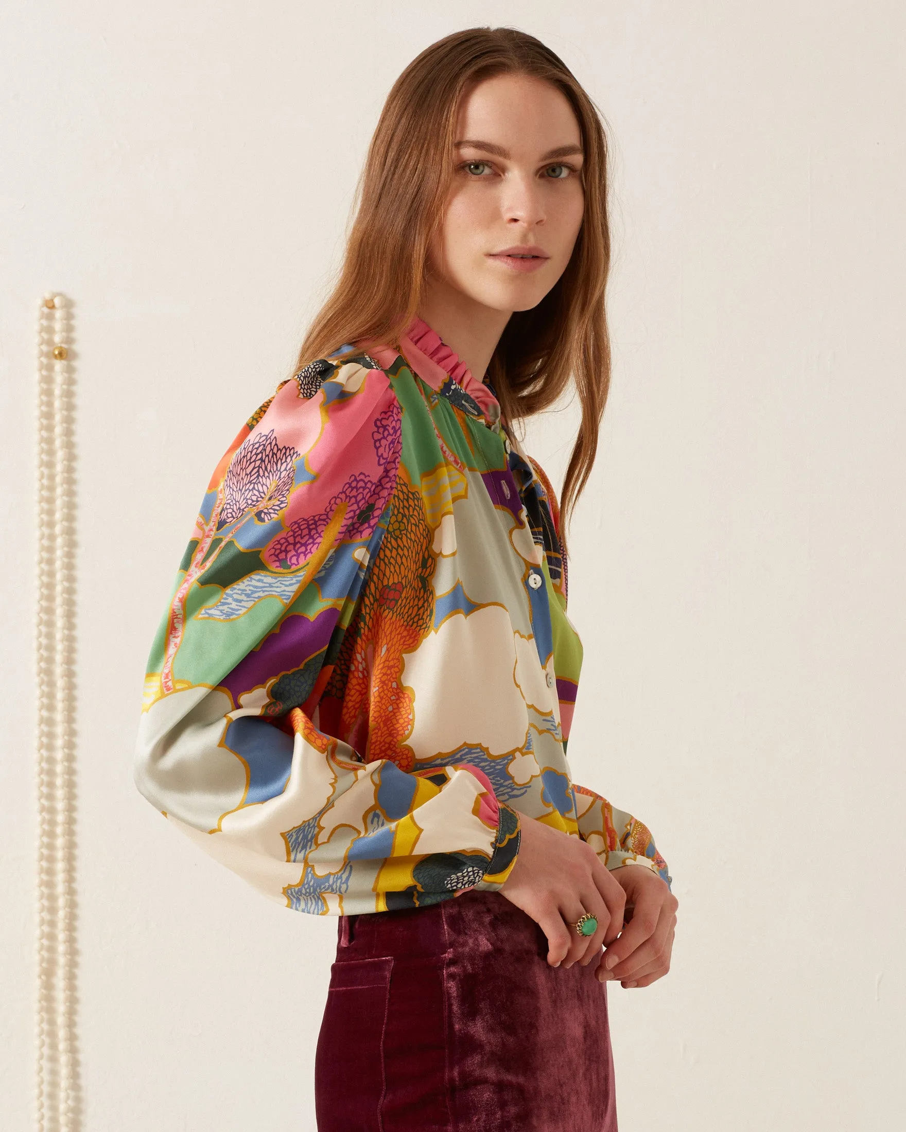 Annabel Aurora Silk Shirt