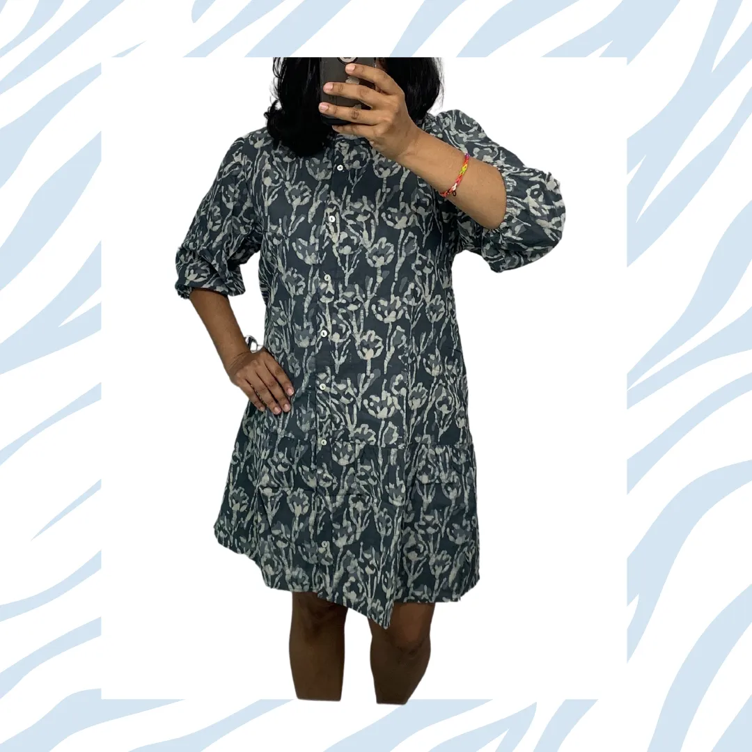 Aparna Dress - Watermark Lillies