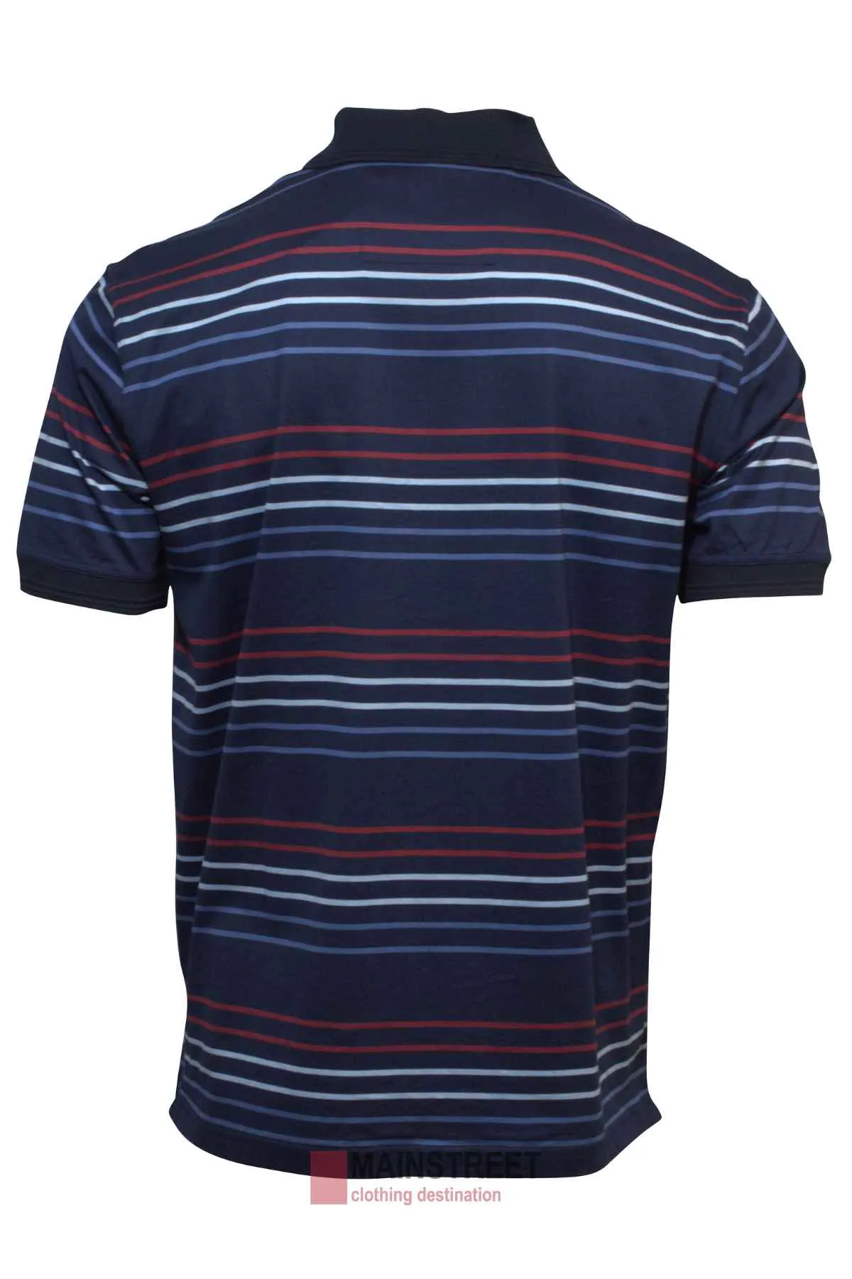 Back Bay Mercerised Cotton Striped Polo