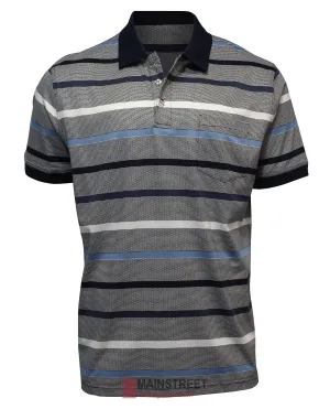 Back Bay Mercerised Cotton Striped Polo