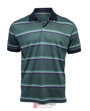 Back Bay Mercerised Cotton Striped Polo