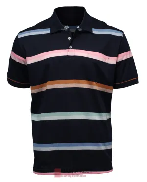 Back Bay Mercerised Cotton Striped Polo
