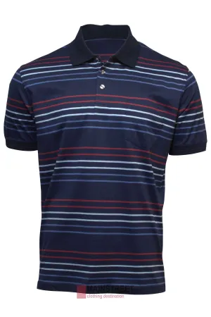 Back Bay Mercerised Cotton Striped Polo