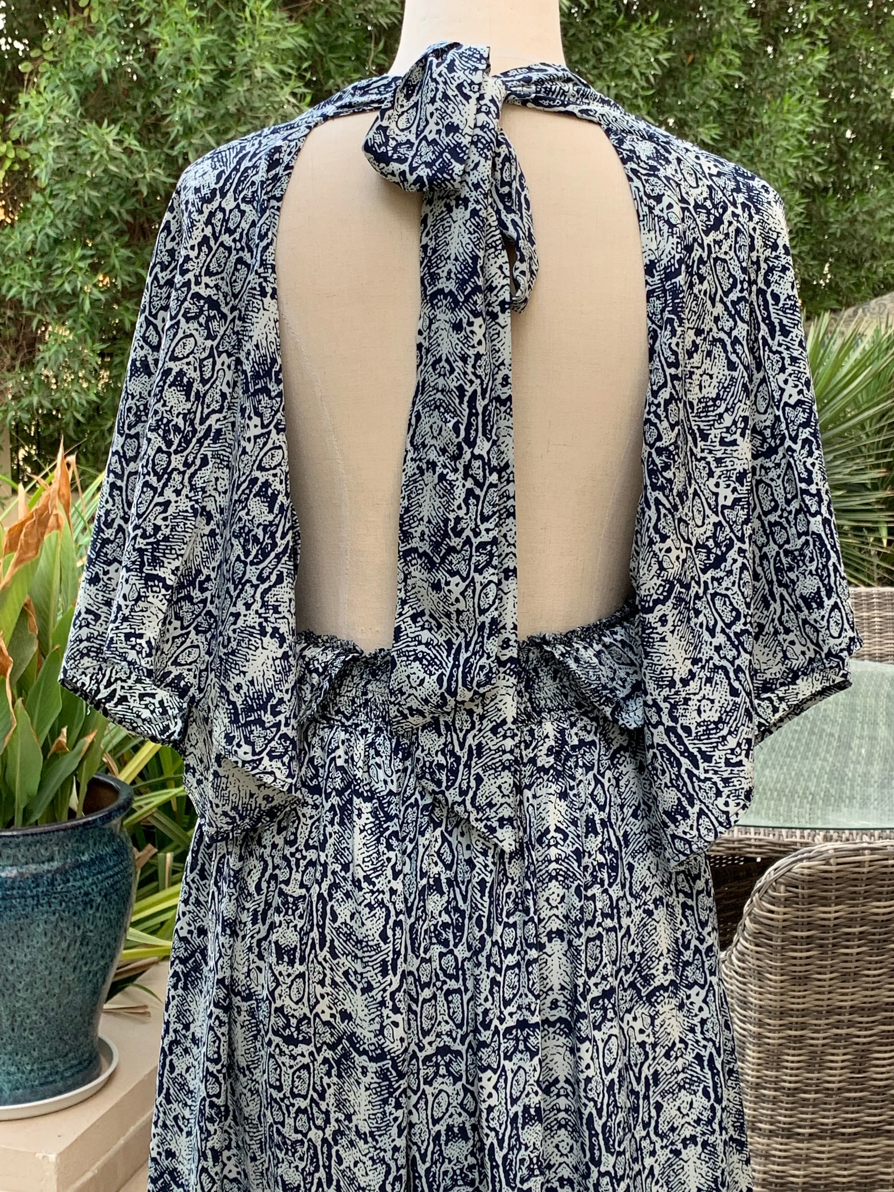 Backless jumpsuit