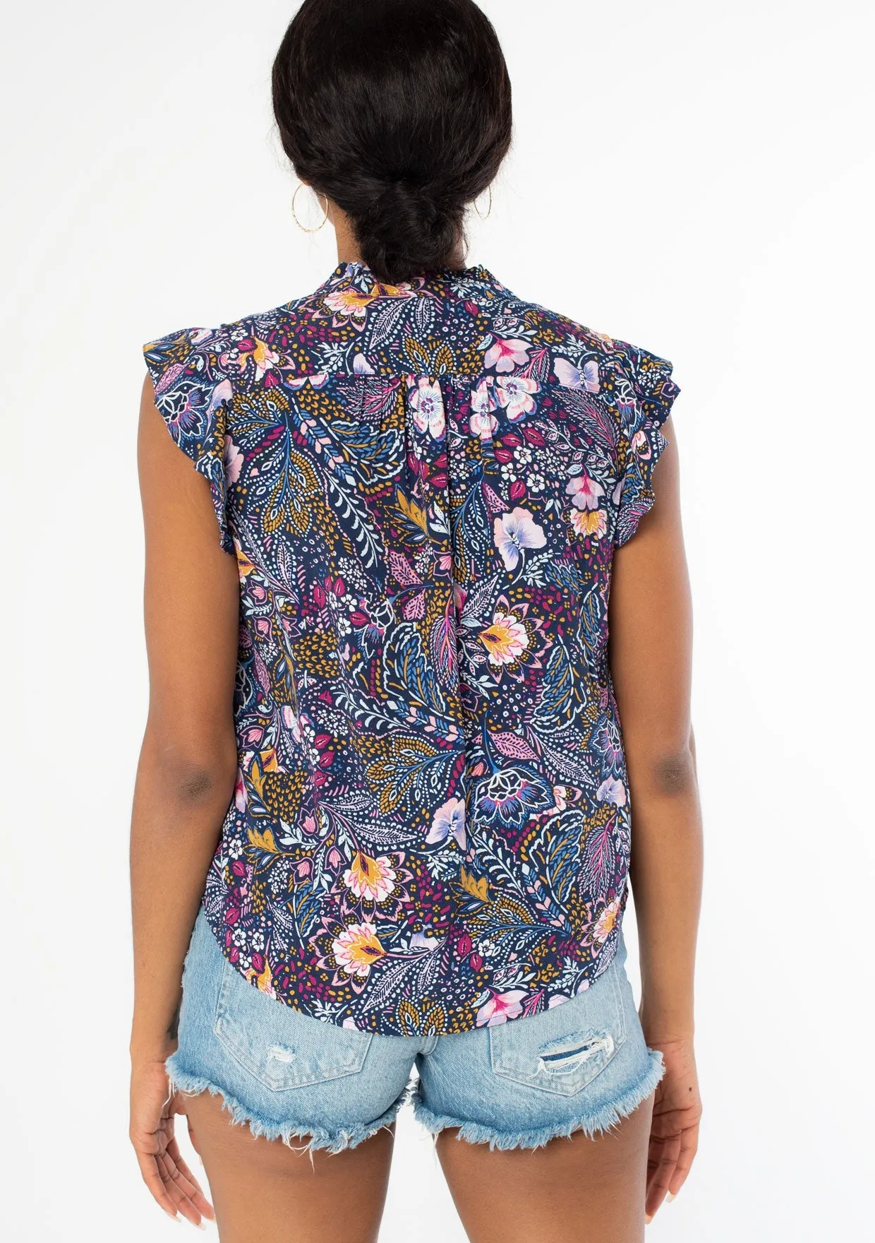 Bailey Flutter Sleeve Top