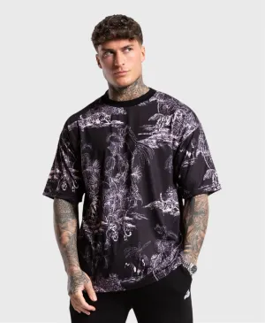 Bee Inspired Karius T-Shirt Black/Pink