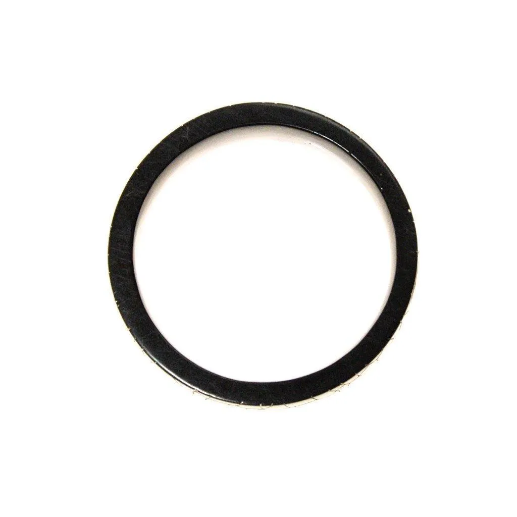 Black and White Crackle Bangle Bracelet