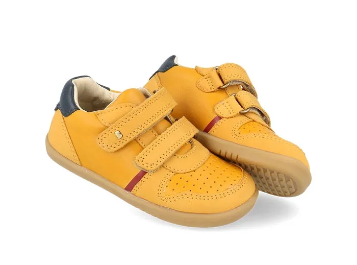 Bobux I Walk Riley Chartreuse   Navy Trainers