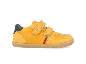 Bobux I Walk Riley Chartreuse   Navy Trainers