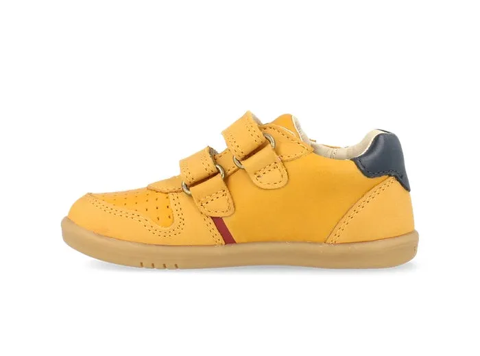 Bobux I Walk Riley Chartreuse   Navy Trainers