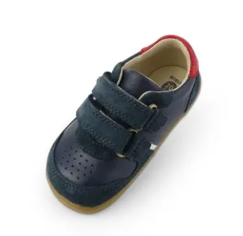 Bobux Step Up Riley Navy and Red