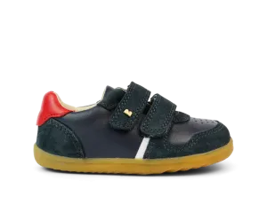 Bobux Step Up Riley Navy and Red