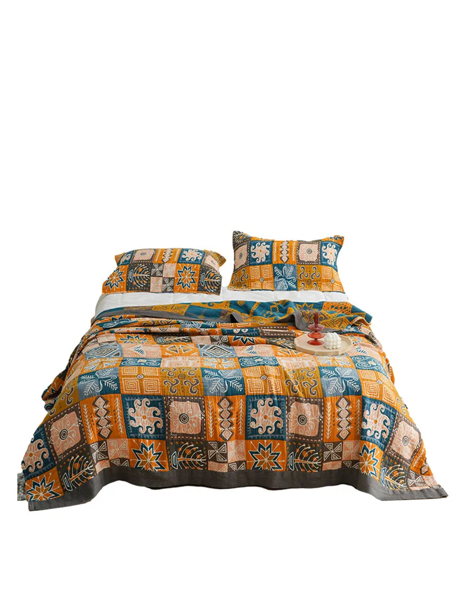 Bohemia Blanket 100% Cotton Sofa Summer Throw Blanket Quilt