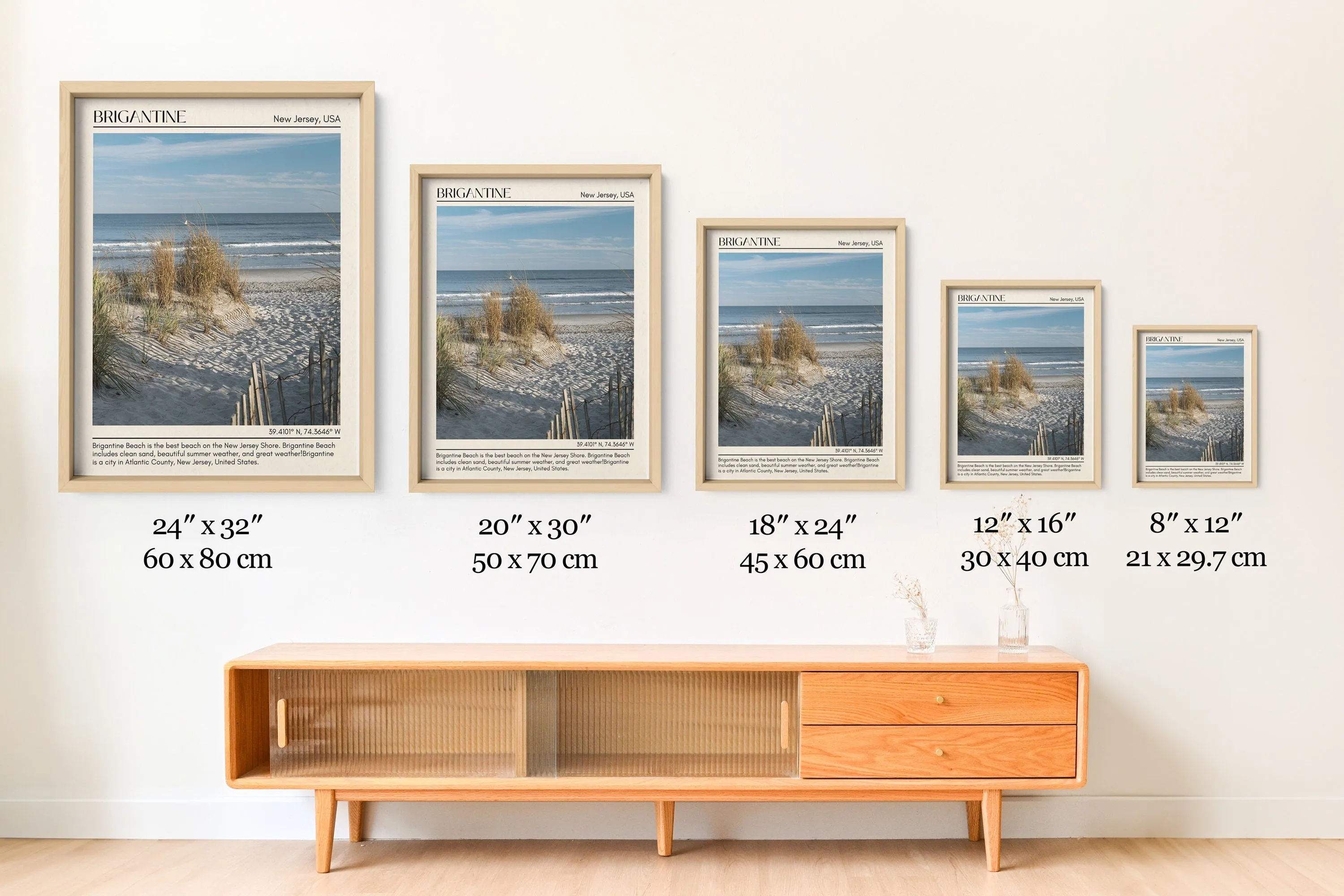Brigantine Wall Canvas, New Jersey, USA