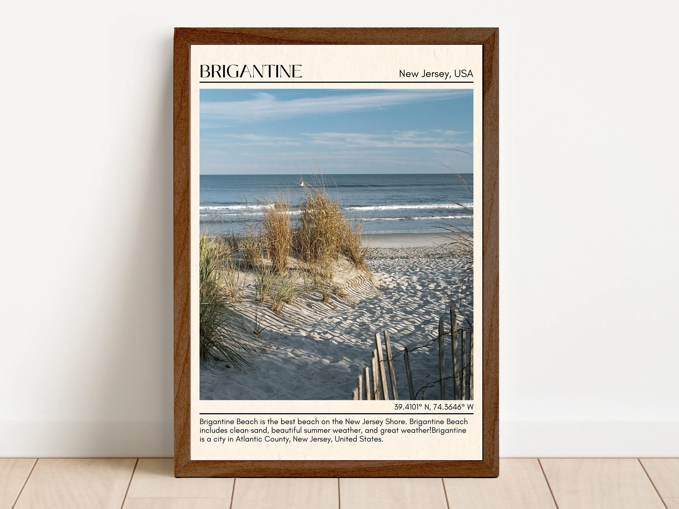 Brigantine Wall Canvas, New Jersey, USA