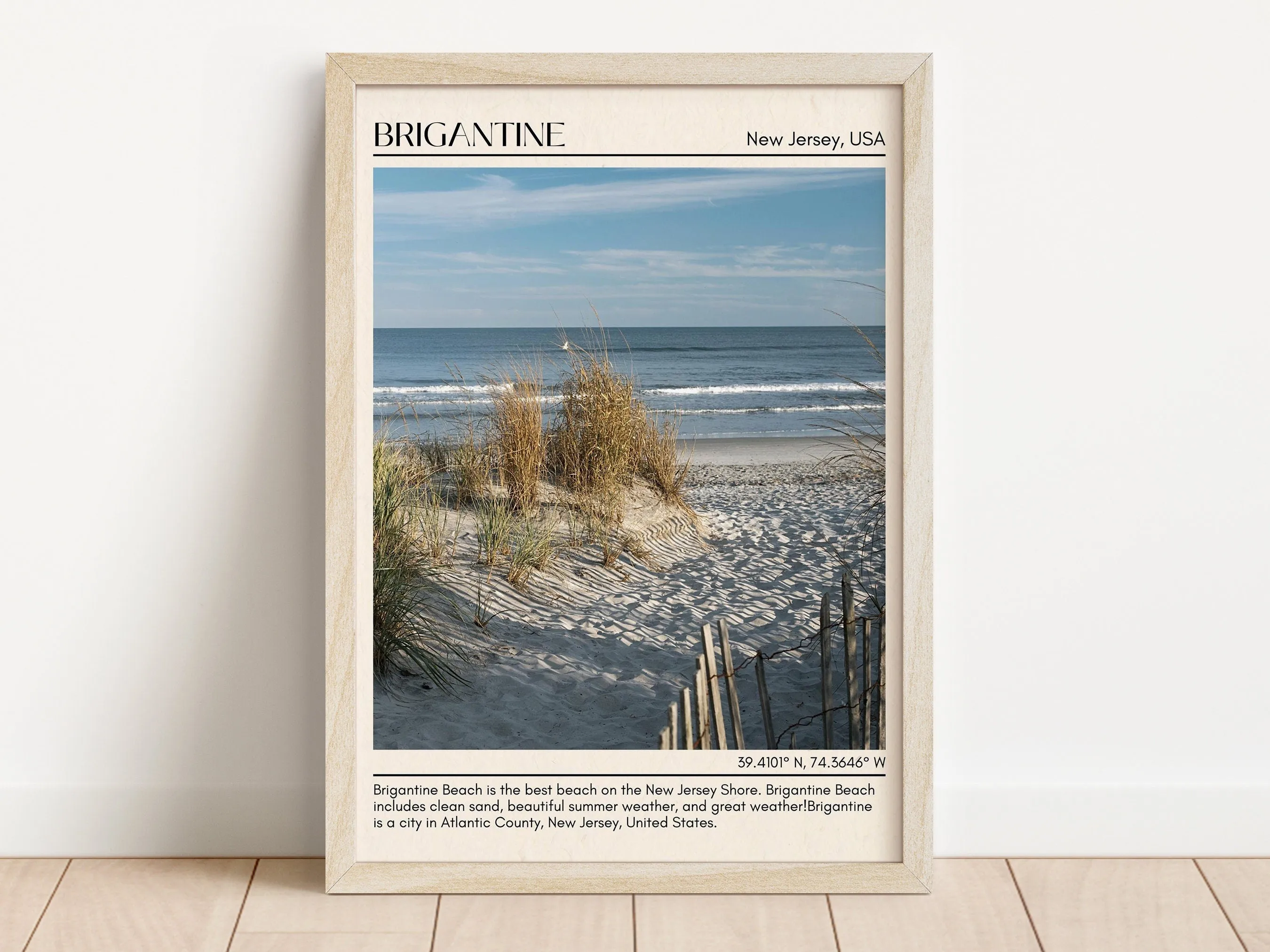 Brigantine Wall Canvas, New Jersey, USA