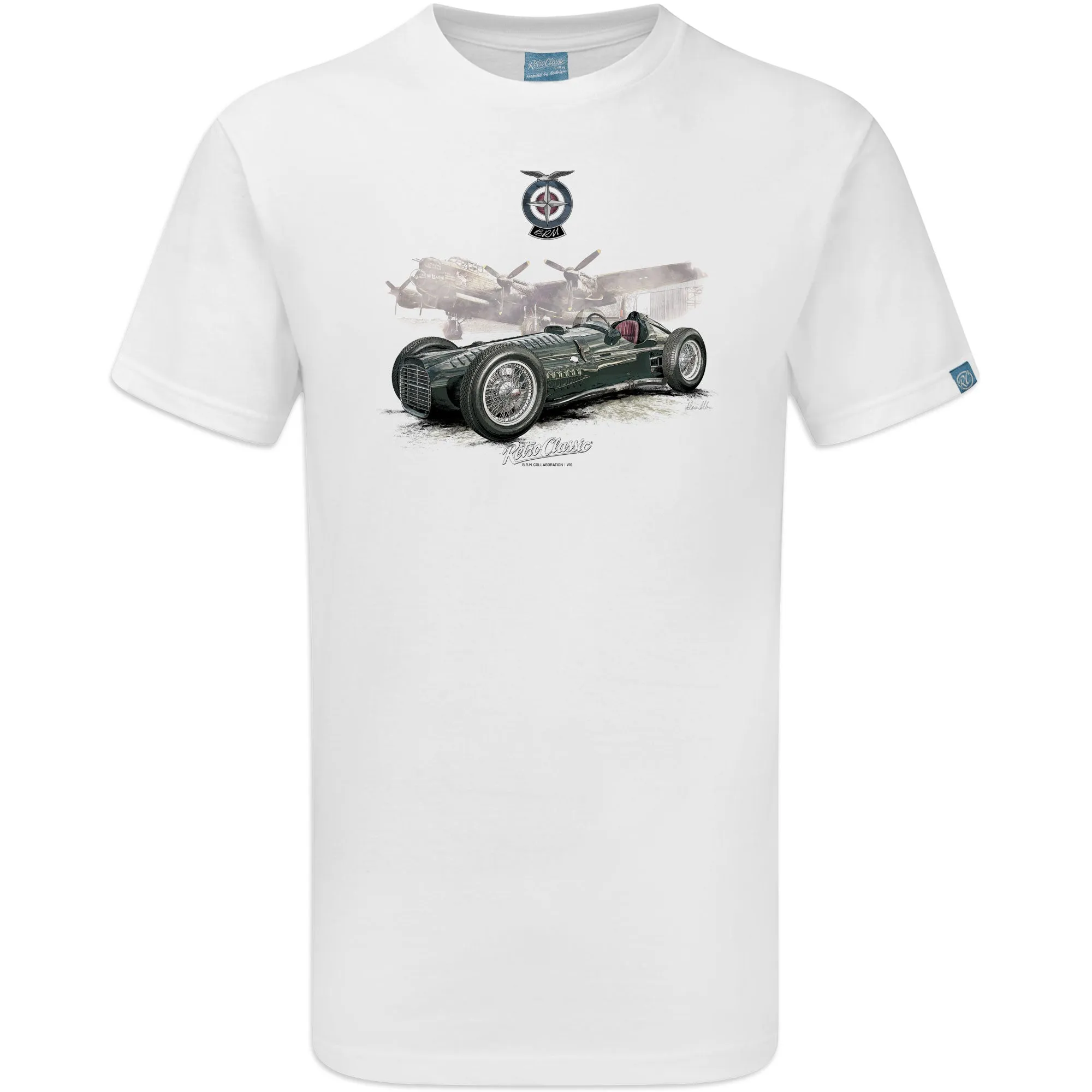 BRM V16 and Lancaster Bomber T-Shirt