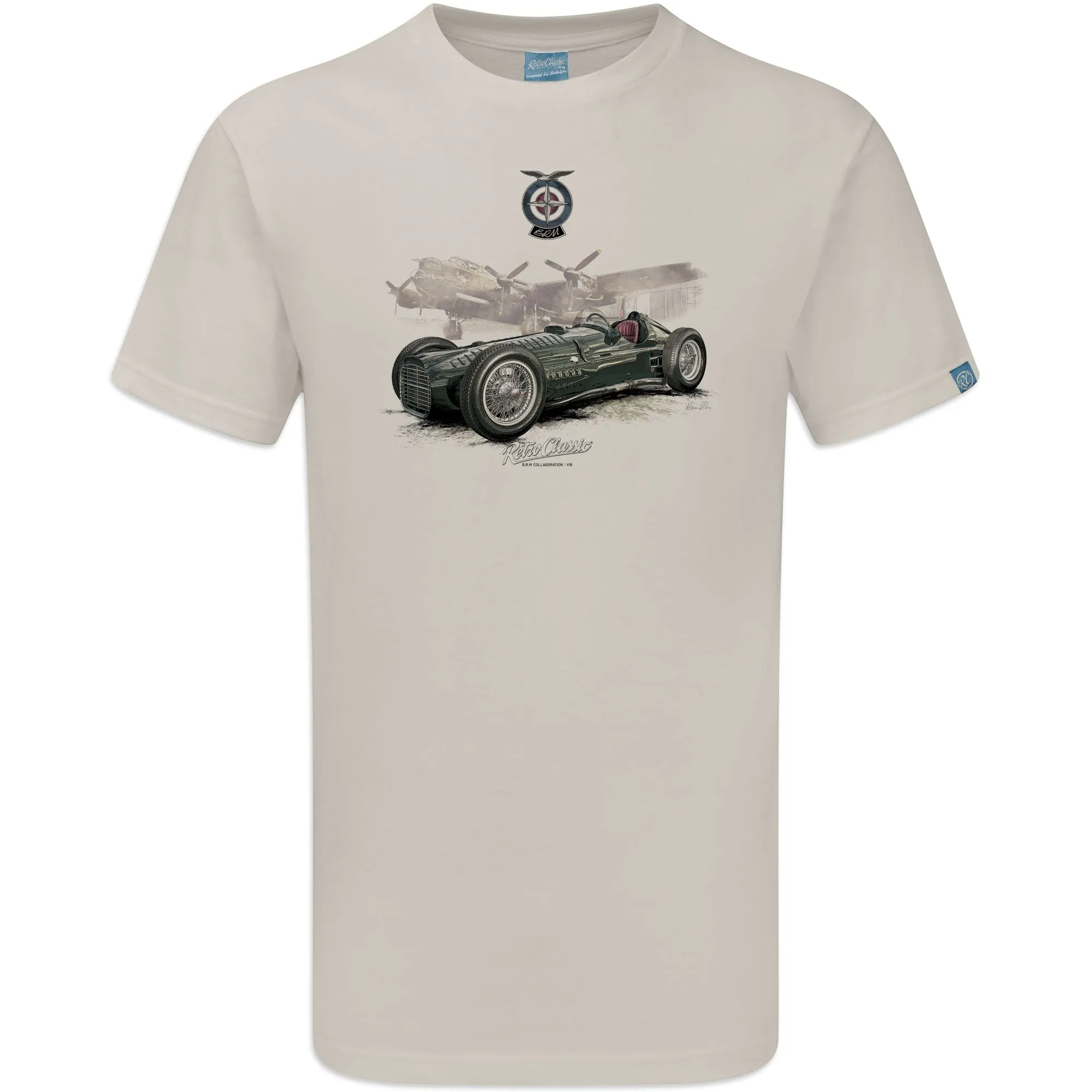 BRM V16 and Lancaster Bomber T-Shirt