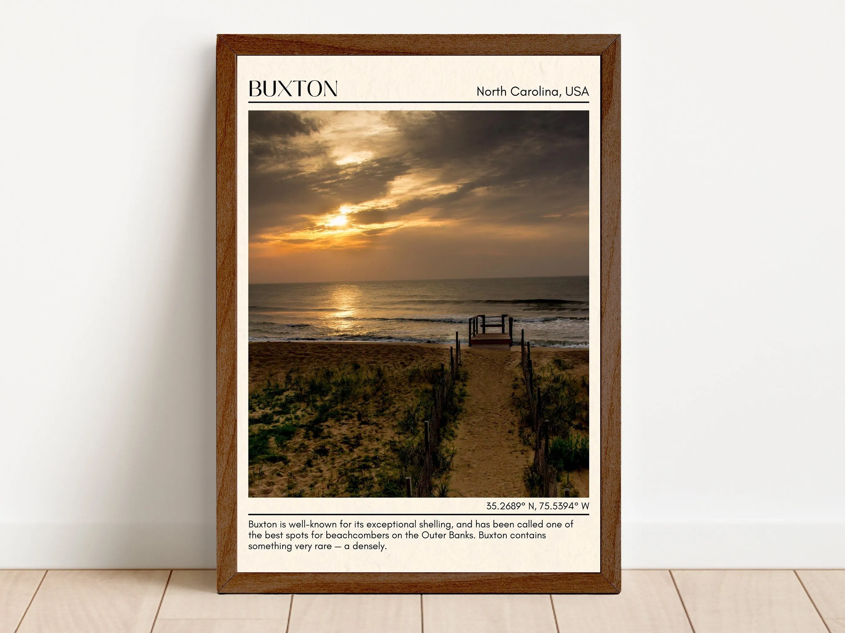 Buxton Wall Canvas, North Carolina, USA