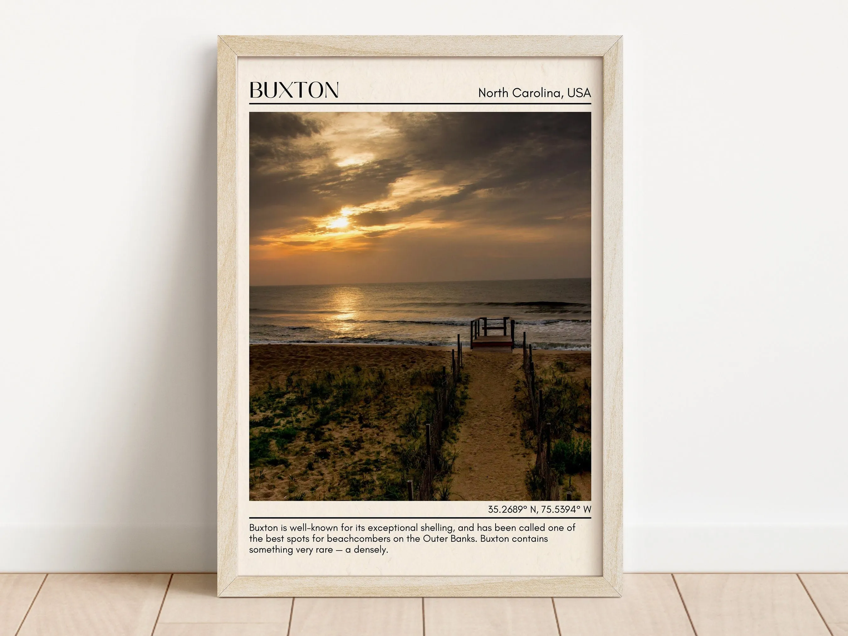 Buxton Wall Canvas, North Carolina, USA