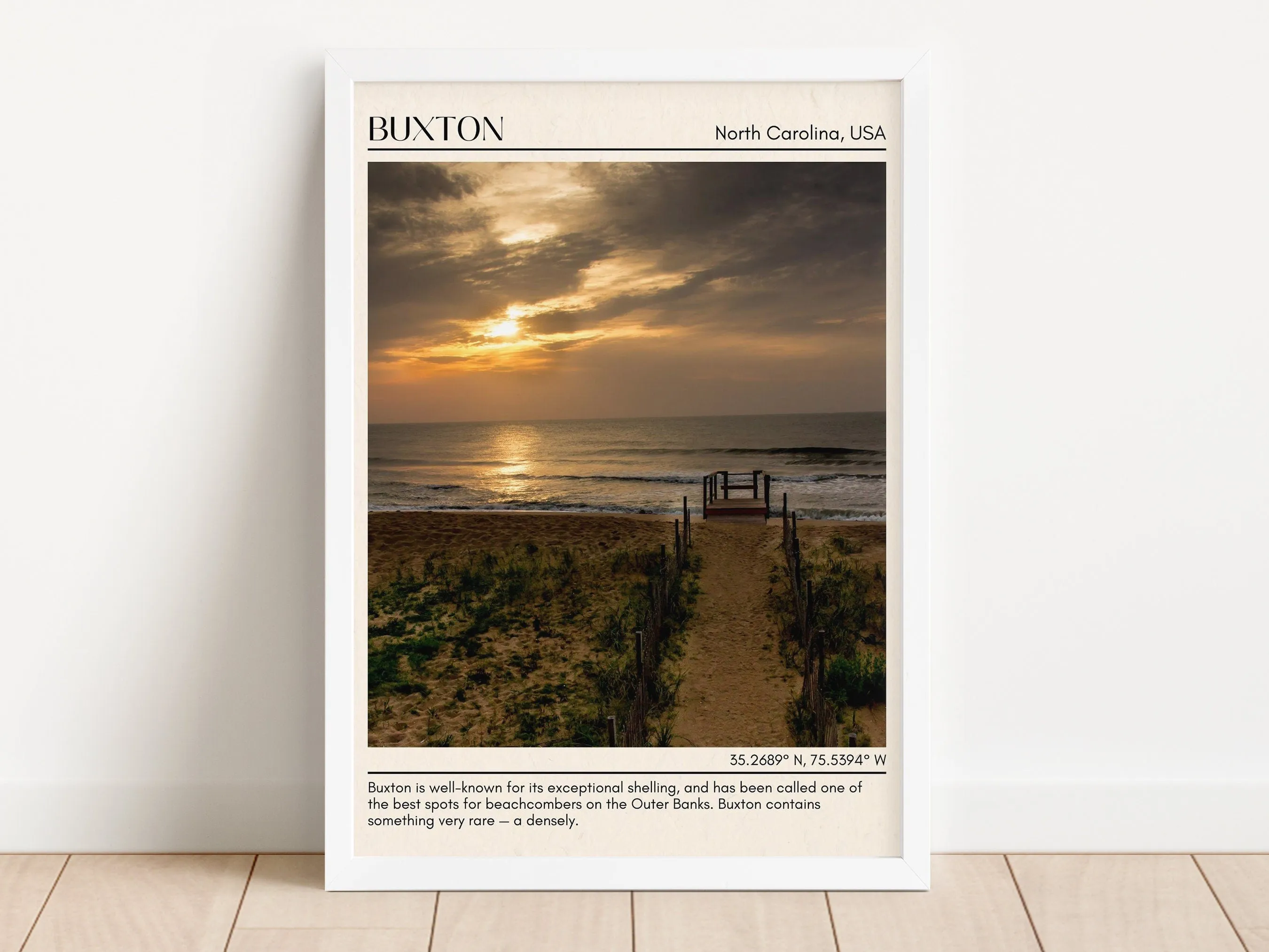 Buxton Wall Canvas, North Carolina, USA