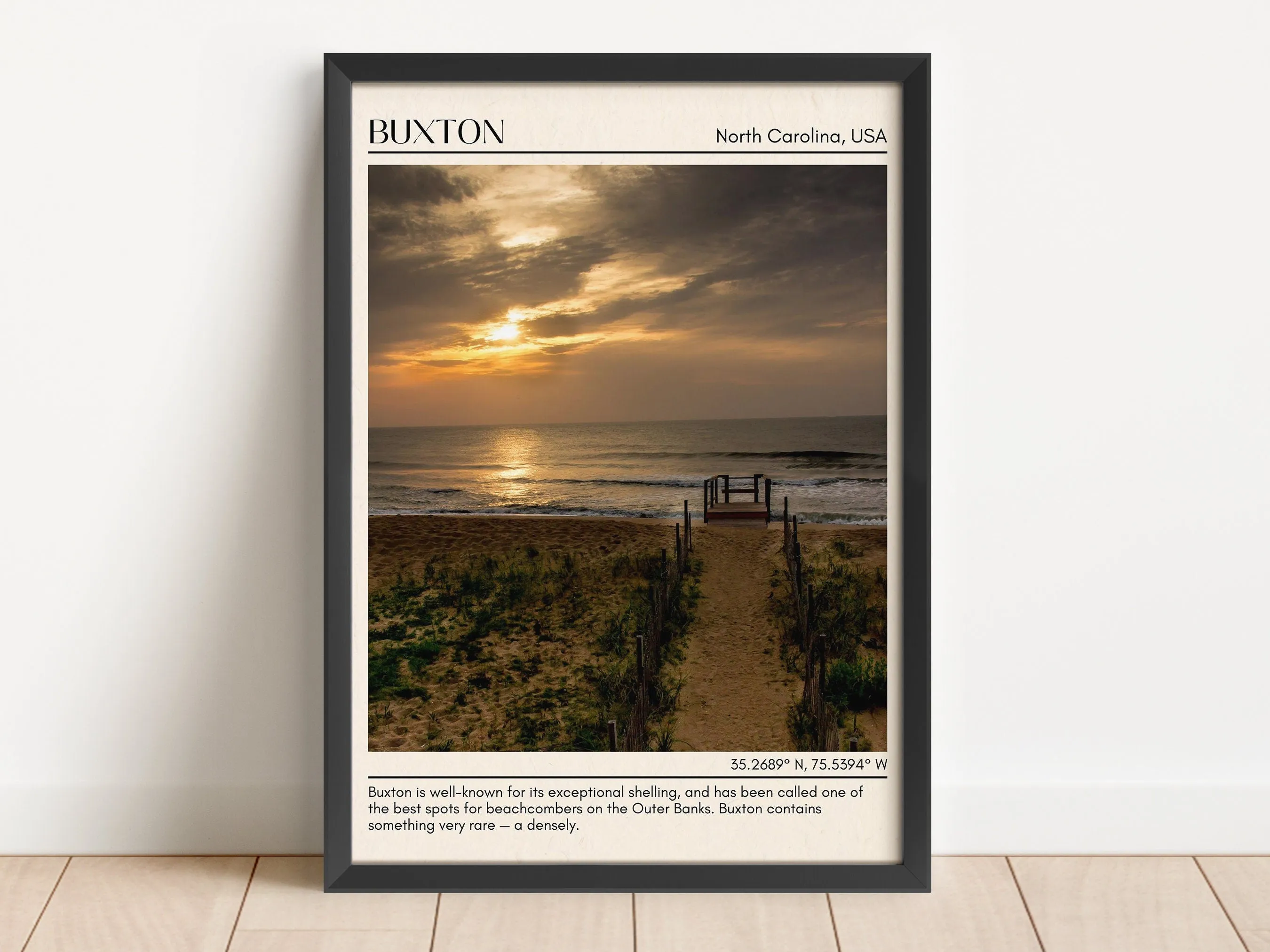 Buxton Wall Canvas, North Carolina, USA