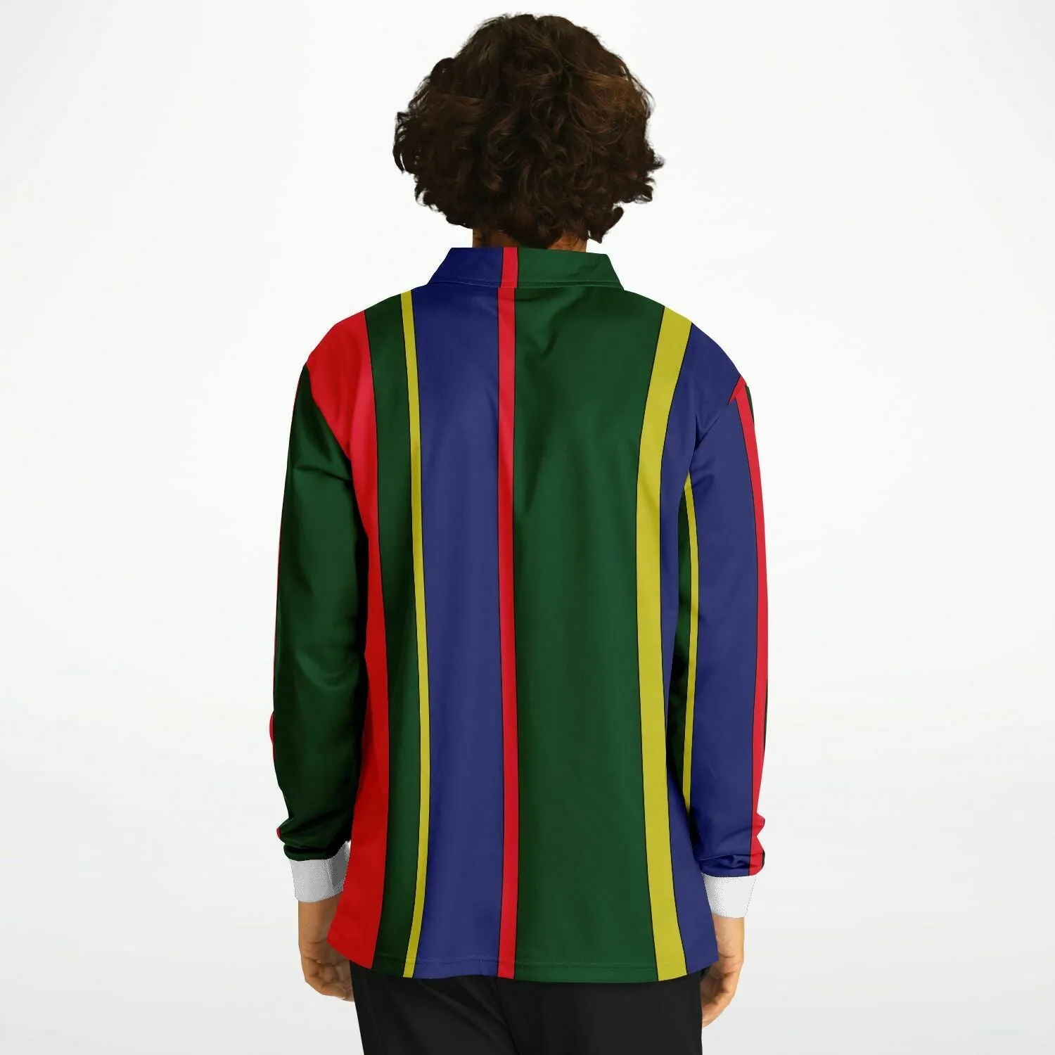 Carib Pony Polo Striped Long Sleeved Shirt