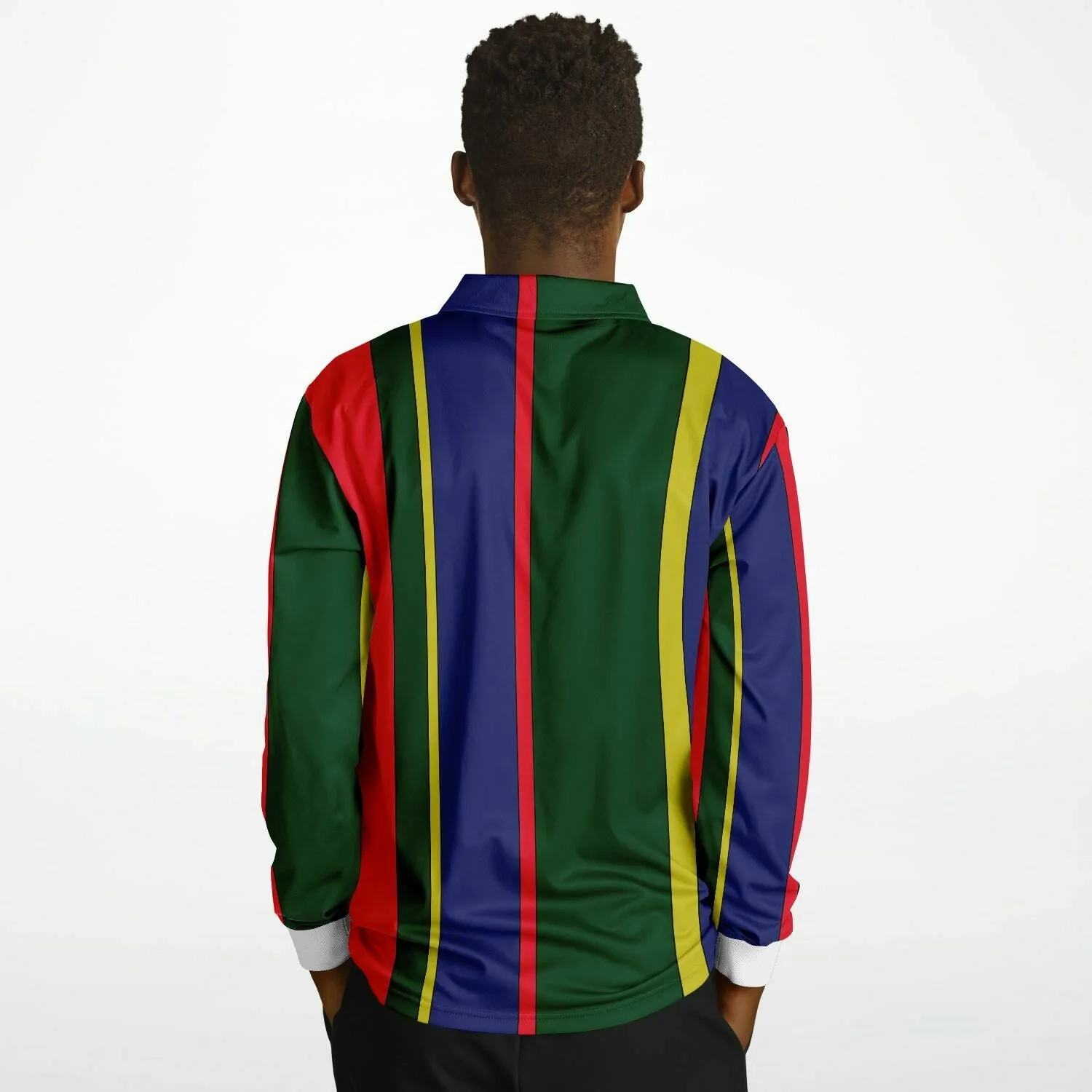 Carib Pony Polo Striped Long Sleeved Shirt