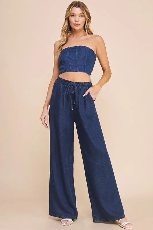 Chambray Soft Denim Pant