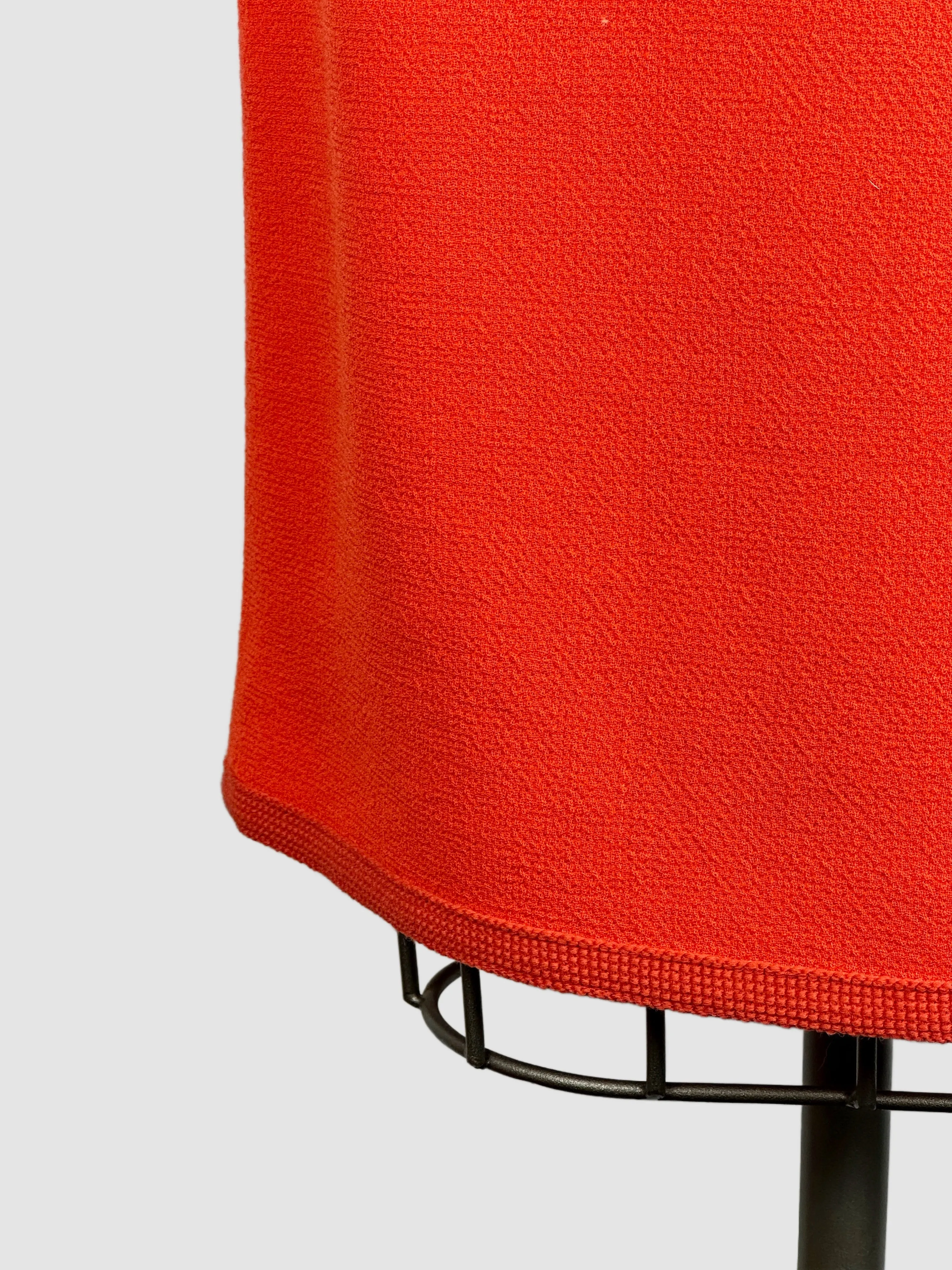 CHANEL Boutique 1990s Orange Wool Boucle Suit • Small