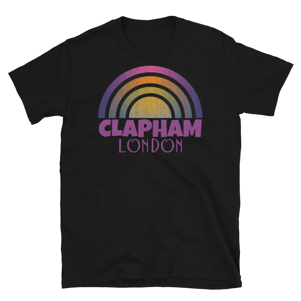 Clapham London Retrowave Graphic T-Shirt