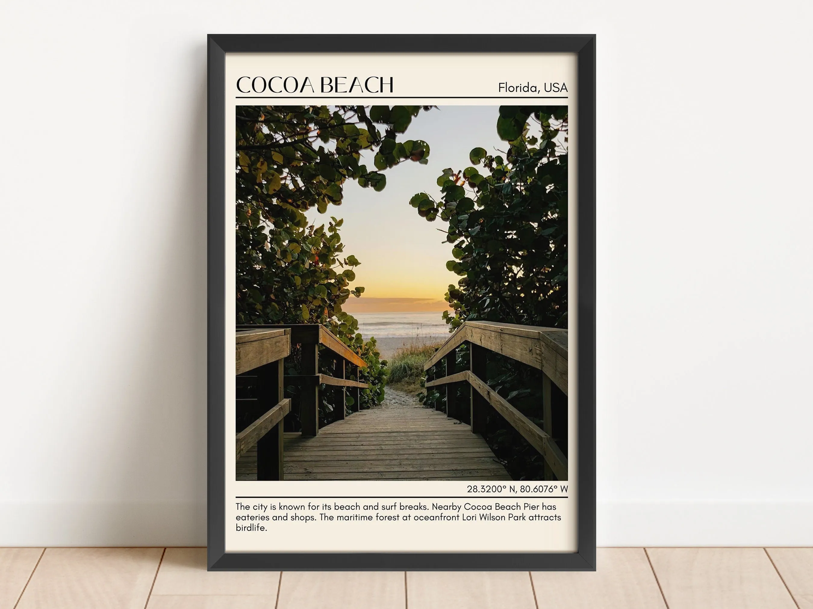 Cocoa Beach Canvas, Florida, USA