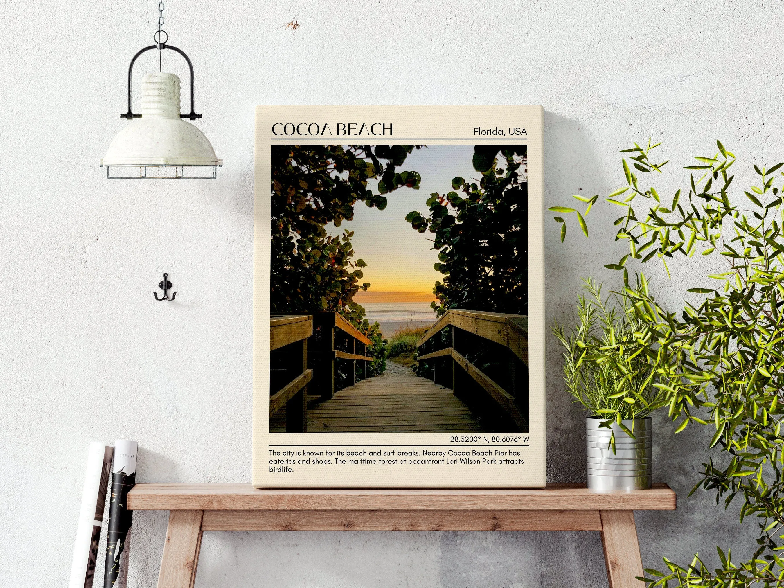 Cocoa Beach Canvas, Florida, USA