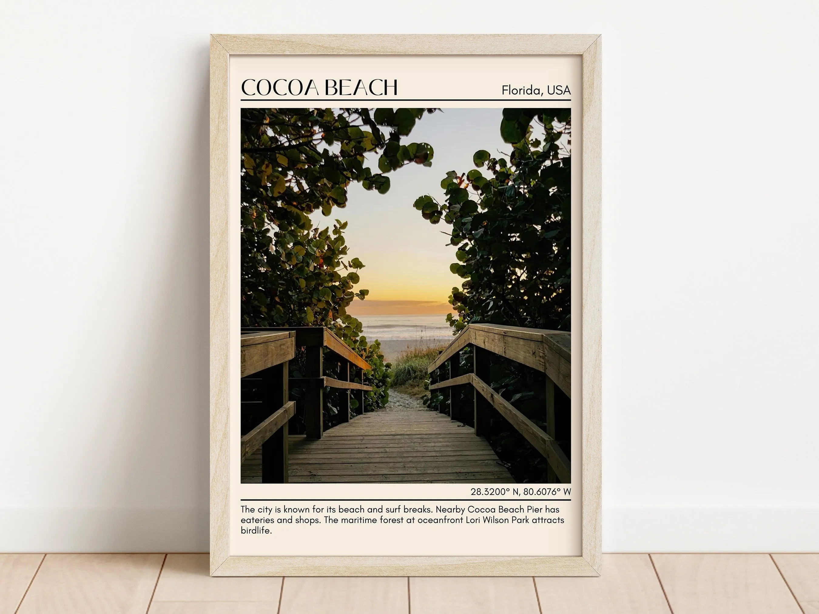 Cocoa Beach Canvas, Florida, USA