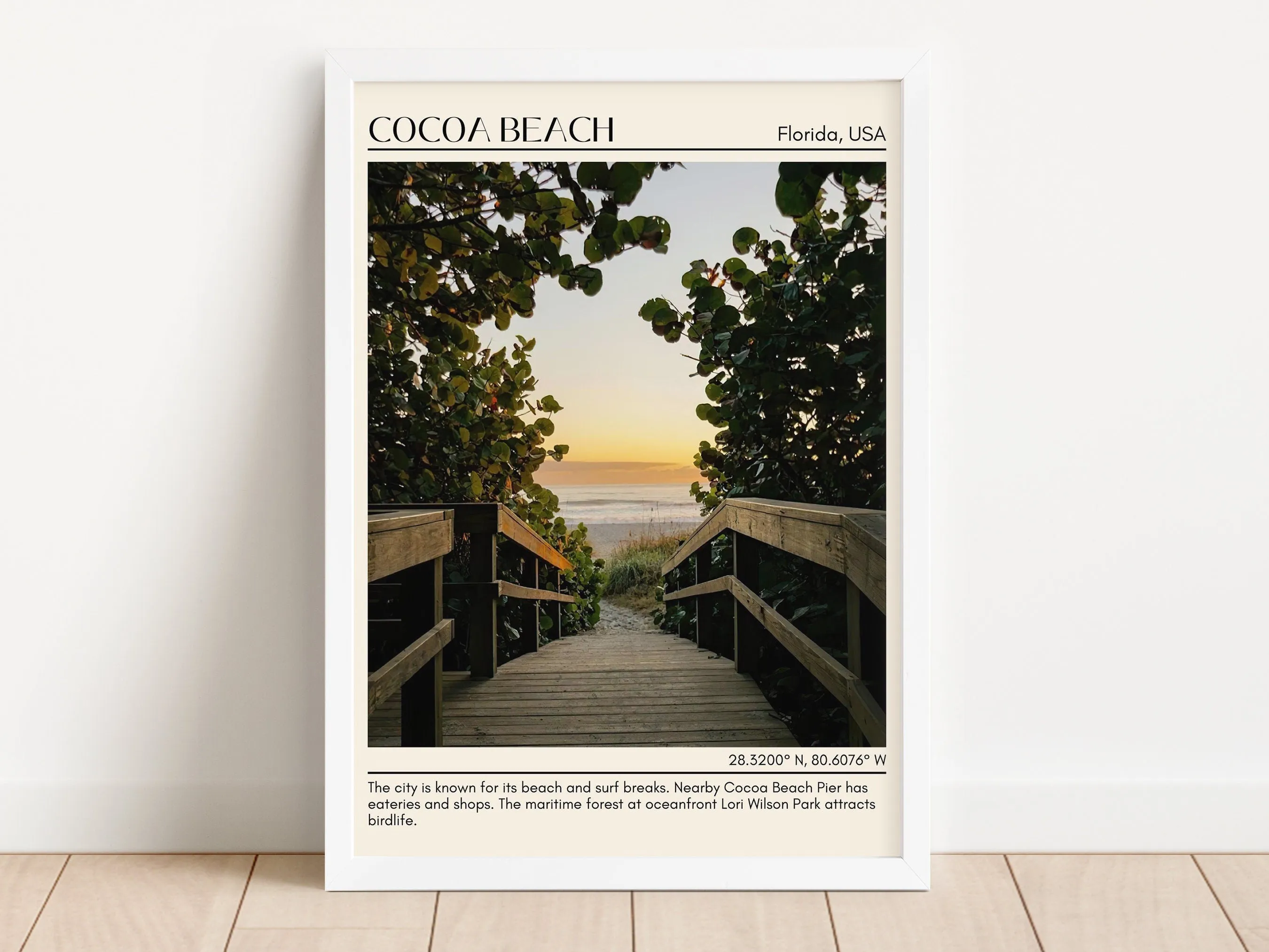 Cocoa Beach Canvas, Florida, USA