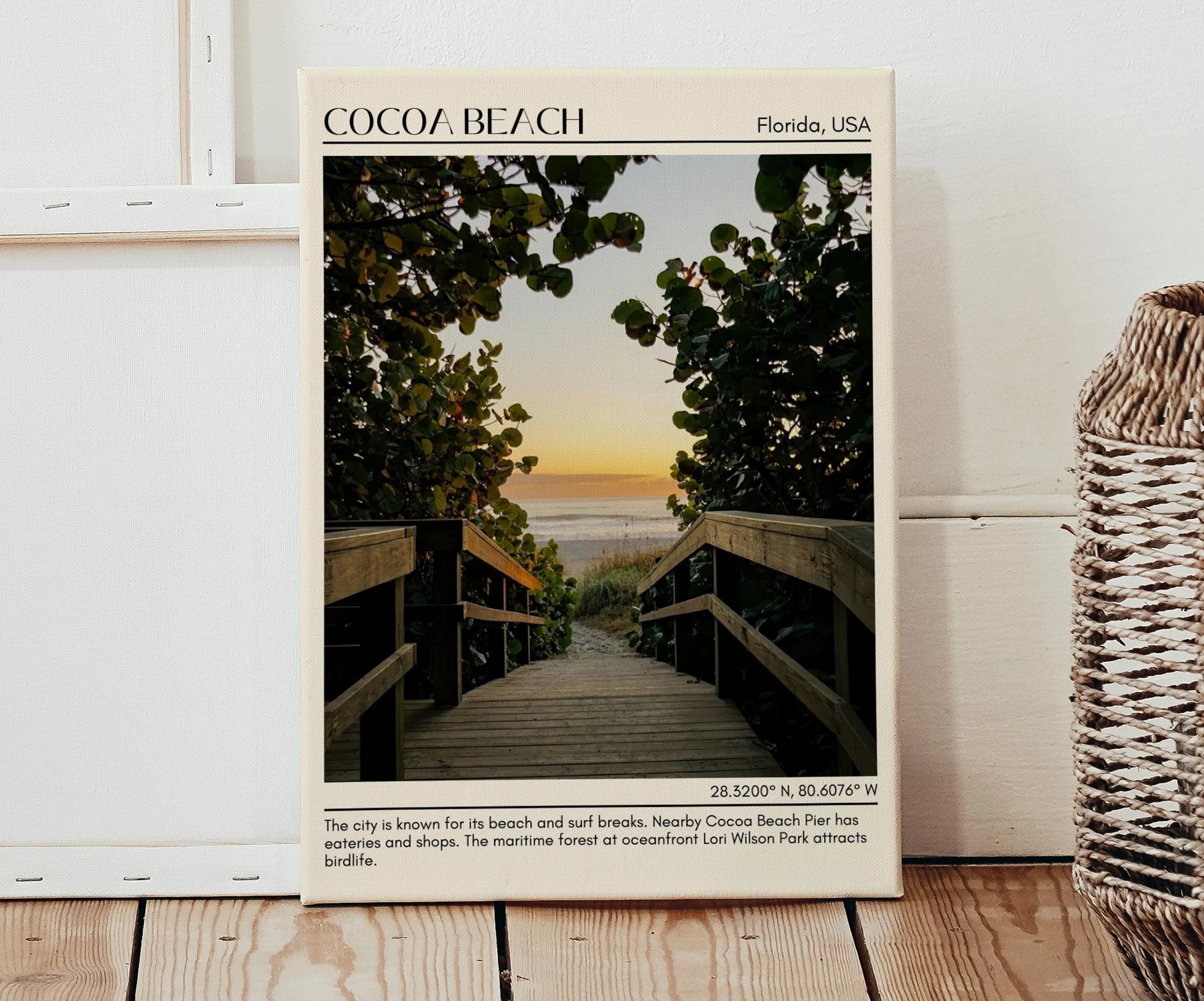 Cocoa Beach Canvas, Florida, USA